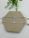 İnce Suyolu Bileklik Gözlü 17+2cm (gold)