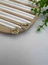 Kristal Taşlı Xuping Kalp Küpe 1.8 cm