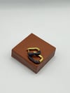Lacivert Taşlı Küpe 1.2cm 