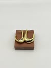 Özel Seri Asimetlerik 14k gold Küpe 3cm