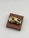 Özel Seri Şeritli Damla Küpe 2.5cm