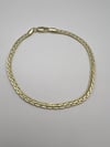 Xuping Örgü Bileklik 14k Gold 19.5cm