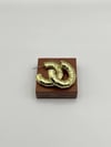 Yarım Halka Gold Küpe 3cm
