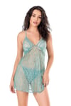 Arias Closet Aqua Kısa Tül Gecelik