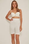 Arias Closet Beyaz MI Emay 3005 Soft Uzun Paçalı Boxer Korse