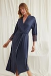 Arias Closet Dantelli ve Kuşaklı Sabahlık