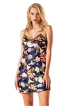 Arias Closet Desenli Saten Gecelik 8147
