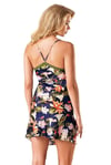 Arias Closet Desenli Saten Gecelik 8147