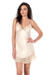 Arias Closet Fildişi Saten Gecelik