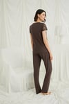Arias Closet Kısa Kollu ve Dantelli V Yaka Pijama Takımı