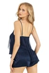 Arias Closet Lacivert Saten Şort Takımı