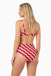 Arias Closet Renkli Straplez Yüksek Bel Bikini Takımı