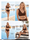 Arias Closet Şık Tasarım Burgulu Hızlı Kuruyan Kahverengi Yüksek Bel Bikini Takımı