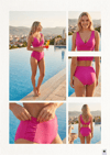 Arias Closet Şık Tasarım Burgulu Hızlı Kuruyan Pembe Yüksek Bel Bikini Takımı