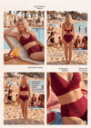 Arias Closet Şık Tasarım Burgulu Hızlı Kuruyan Bordo Yüksek Bel Bikini Takımı