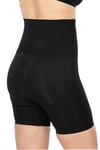 Arias Closet Siyah MI Emay 2091 Önü Dantelli Yüksek Bel Boxer Korse