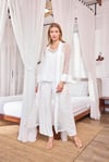 Arias Closet Uzun Kollu Dantelli ve Kuşaklı Sabahlık