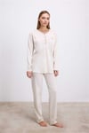 Arias Closet Uzun Kollu T-Shirt ve Pantolon Pijama Takım