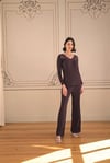 Arias Closet Uzun Kollu ve Dantelli Pijama Takımı