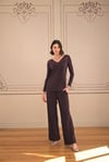 Arias Closet Uzun Kollu ve Dantelli Pijama Takımı