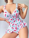 Arias Closet Vişne Desenli Fantezi Body