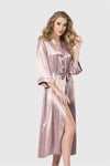 Arias Closet Vizon Uzun Saten Sabahlık
