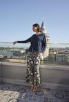 Arias Closet Yaprak Desenli Uzun Kollu V Yaka Pijama Takımı