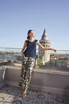 Arias Closet Yaprak Desenli ve Dantelli 3'lü Pijama Takımı