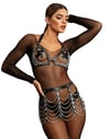 Arias Closet Zincir Detaylı Fantezi Harness Aksesuar