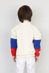 Full Polar Kumaş Yarım Fermuarlı Garnili Erkek Çocuk Günlük Sweatshirt