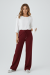 Kadın Modern Bordo Pantolon