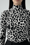 Kadın Zebra Desen Sandy Bluz