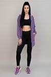 Oversize Mor Hırka