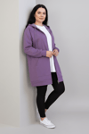 Oversize Mor Hırka