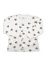 Sema Baby Mickey Mouse Bebek Pijama Takımı – Ekru 0-3 Ay