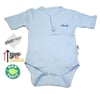 Sema Baby Yarım Kol Kaşkorse Badi (Body) - Mavi  12-18 Ay