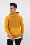 Üç İplik Şardonlu Kumaş Kapşonlu Kanguru Cepli Alttan Çıkmalı Erkek Günlük Sweatshirt