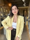 Blazer Ceket-Sarı