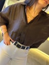 Düşük Omuzlu Oversize Gömlek