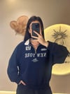 Kadın nakış ve fermuarlı detaylı sweat