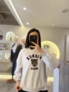 Leopar Nakışlı Bisiklet Yaka Sweatshirt Grimelanj