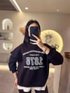 Nakış Detaylı Oversize Sweatshirt Kahve
