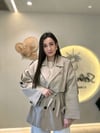 Oversize Düşük Omuz Trençkot