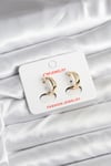 14K Gold Renk Kaplama CM Kadın Küpe