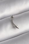316L Çelik Gümüş Renk Çivi Model Piercing