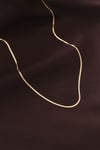 Çelik Gold Renk 60 cm İnce İtalyan Zincir Kolye