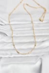 CM 14K Gold Renk Bar Zincir Model 60 cm Kadın Kolye