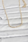 CM 14K Gold Renk Burgu Zincirli 60 cm Kadın Kolye