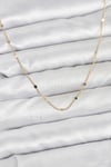 CM 14K Gold Renk Ezme Pul Model 60 cm Kadın Kolye