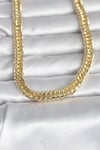 CM 14K Gold Renk Kalın Zincir Model 60 cm Kadın Kolye
